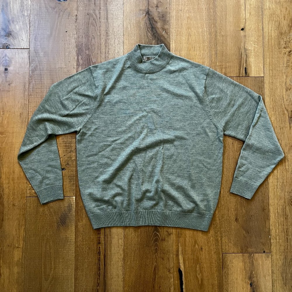 Raffi Italian Merino Mock Neck Sweater